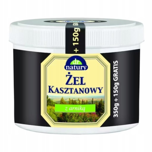 GAŠTANOVÝ GÉL s arnikou Dr.Natury 350g + 150g Free ES MEDICAL 500g