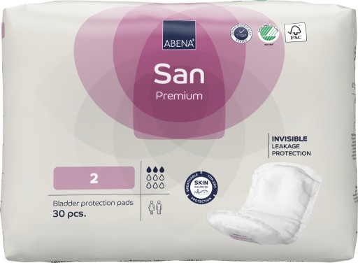 Abena San 2 anatomické vložky 30 ks