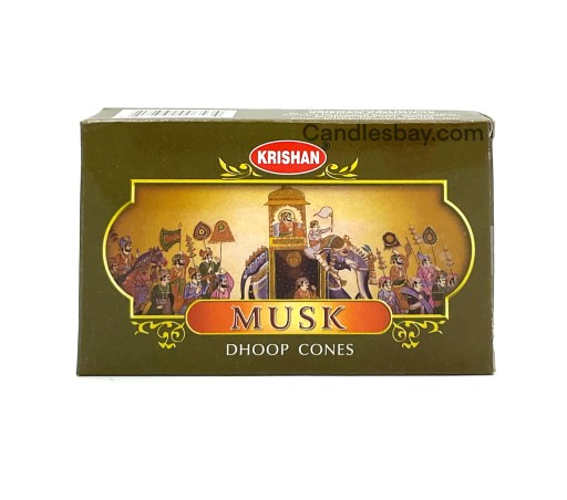 MUSK KRISHAN kónické vonné tyčinky 10 ks