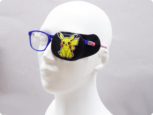 OBTURÁTOR SKLENENÝ KRYT M ČIERNA PIKACHU 1 ks