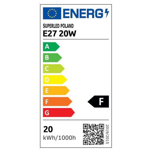 E27 LED žiarovka 20W = 220W 2200lm CCD Viac lumenov SuperLED teplá biela