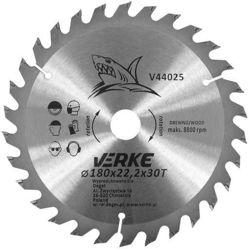 PÍLOVÝ KOTOUČ WIDIA NA REZANIE DREVA 180 mm x 22,2 30T WIDIA CARBIDE