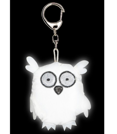 MASKOT REFLEXNÝ PRÍvesok KĽÚČENKA REFLEXNÁ SOVA NA KARABÍNU BATOH