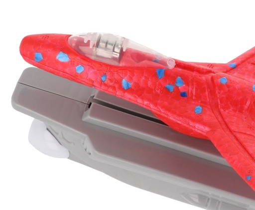 V2 KLZÁR LIETADLO S ODPAĽOVAČOM STYROFOAM DETS FIGHTER ČERVENÝ.