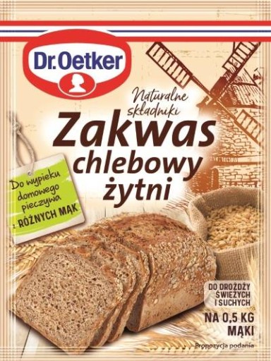 DR. Oetker Ražný kvások v prášku 2x 15 g