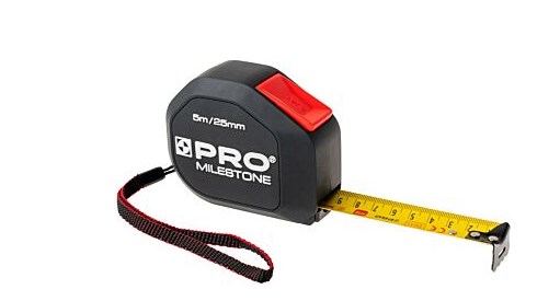 MEASUREMENT PRO MILESTONE ROLLING MEASURE 3m 16 mm