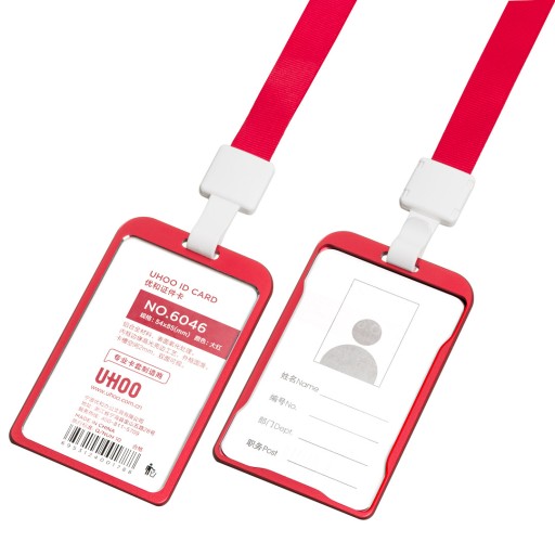 Vertikálne obojstranné puzdro na ID odznak 6046