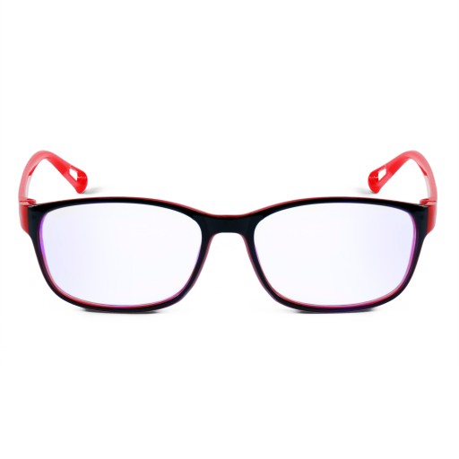DELI Classic Unisex okuliare do práce Filter Blue Control Red