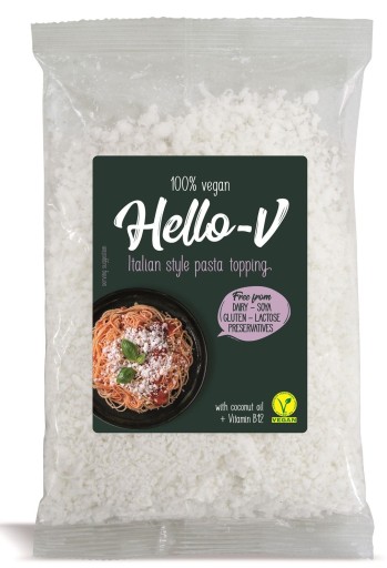 Rastlinná alternatíva k strúhanému syru - poleva 200 g HELLO-V