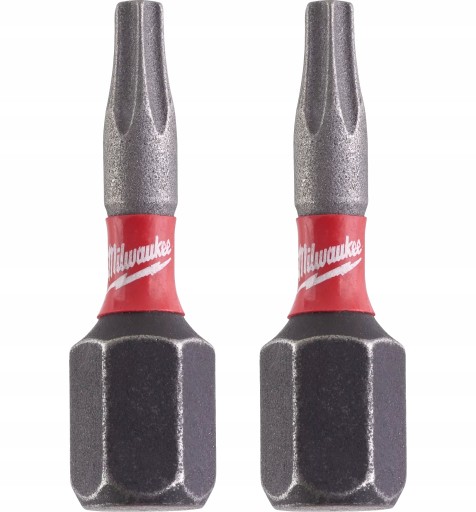 Nárazový bit Torx10 s otvorom 25 mm, 2 ks.