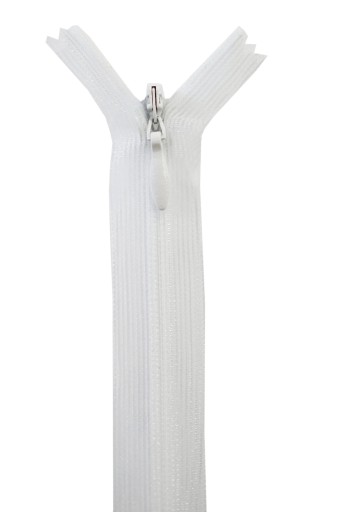 Transp na skrytý zips. C3 55 cm Biela