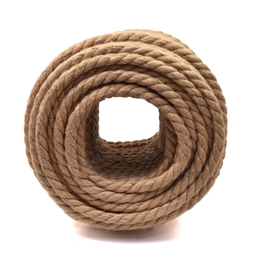 Jutové lano Stavebné lano Hrubé lano ROPE 16mm - 5m SILNÉ