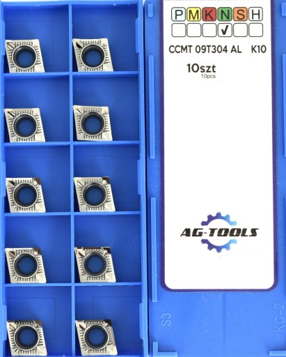 VIACNÁSOBNÁ VLOŽKA CCMT 09T304 AL K10 PRE HLINÍK