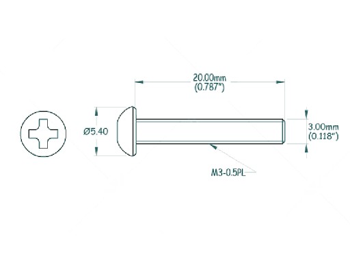 Metrické jednozávitové skrutky VPARTS SPU-1M (N)