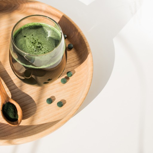 Chlorella prášok, prírodné morské riasy, 100g