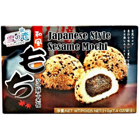 Mochi, ryžové sušienky so sezamom 210g