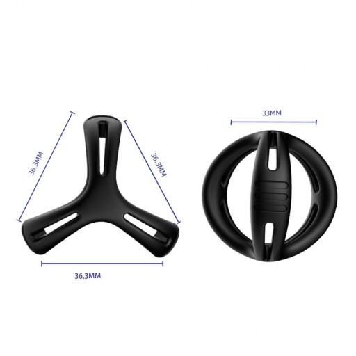 Erekčný krúžok - Timer black B - Series Joy