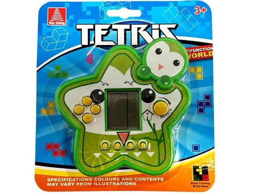 ELEKTRONICKÁ HRA TETRIS GREEN STAR