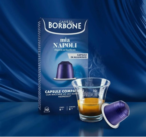 Kapsule pre Nespresso Caffe Borbone Mia Napoli 10 ks.