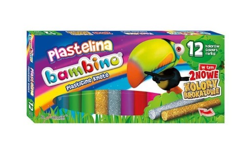 Bambino plastelína - 12 farieb
