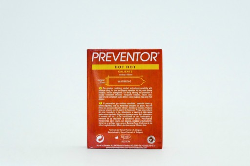 Horúce hrejivé kondómy 3 ks. Preventor