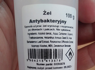 Clean & Care Antibakteriálny gél na ruky 100 g