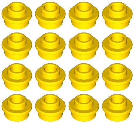 LEGO 85861 1x1 žltá NOVINKA (2g) 16 ks.