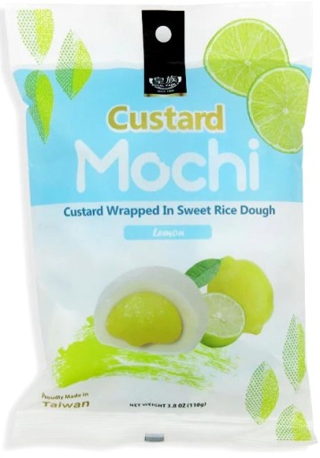 Mochi Ryžové sušienky s citrónovou náplňou 110g ROYAL FAMILY