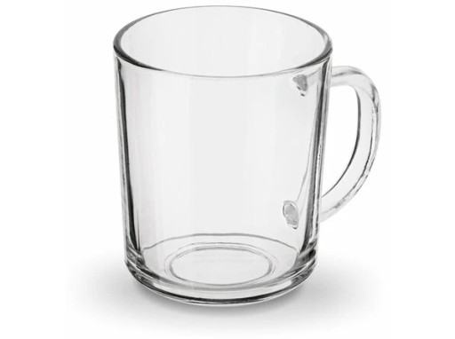 TADAR - Hrnček na čaj - Pohár na kávu - sklo - bezfarebný - 220 ml