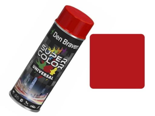 UNIVERZÁLNA FARBA V STRIEKU ČERVENÁ 400 ML