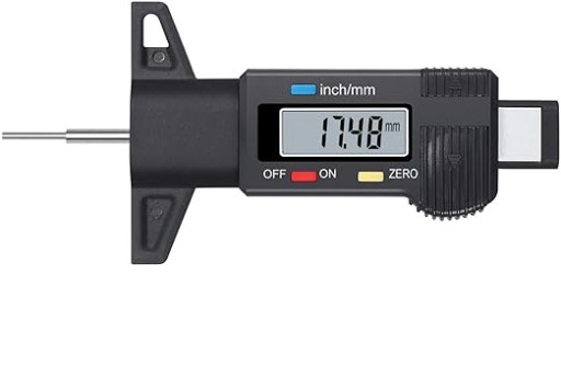DIGITÁLNY LCD MERAČ HĹBKY A VÝŠKY BEZÉNU PNEUMATÍK