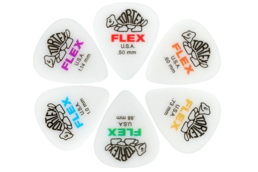 DUNLOP Tortex Flex Štandardná mixová sada 6 kociek