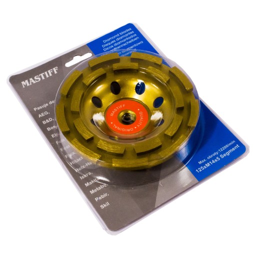 POHÁR DIAMANTOVÝ DISK 125/M14 x 5mm SEGMENT