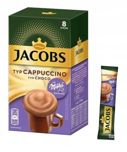 Instantná káva Jacobs Cappuccino Choco Milka