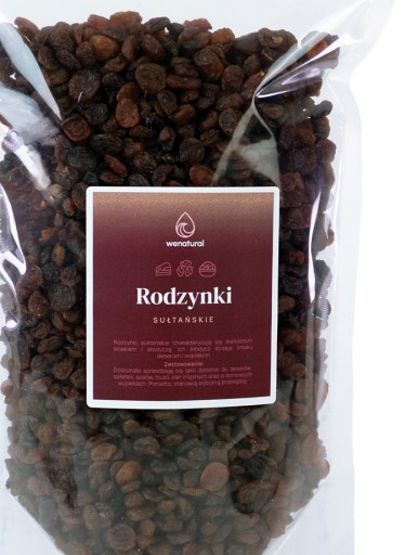 Wenatural Sultana Hrozienka 1kg - sušené ovocie, chutné, VEĽKÉ, MÄSTÉ