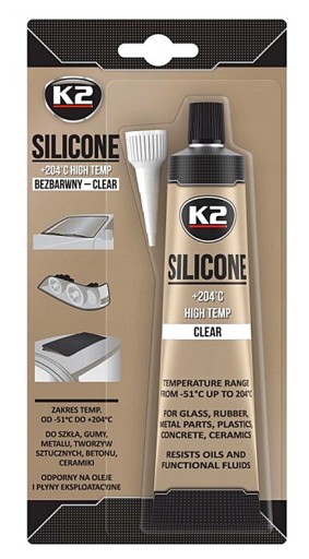 K2 SILIKÓNOVÝ SILIKÓN DO +204°C, ČISTÝ, 85G W8L63