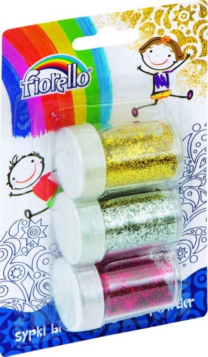 FIORELLO LOSE GLITTER 8G X 3 FARBY