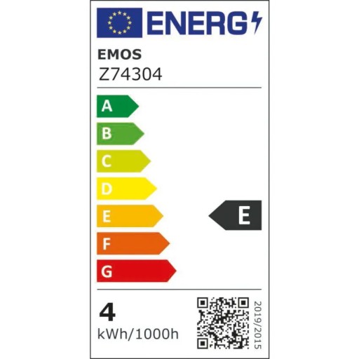 LED ŽIAROVKA EMOS Z74304 VINTAGE G95 E27 4W (40W) 470lm TEPLÁ BIELA