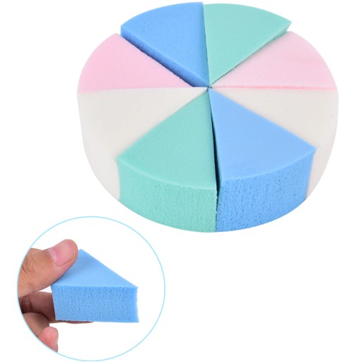 Latexové ombre hubky na manikúru, sada 8 kusov