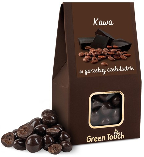Kávové zrná v tmavej čokoláde 100g