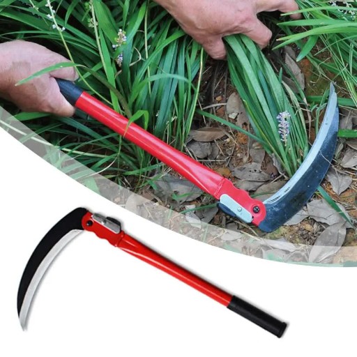 SIERP kosa na prerezávanie ručná skladacia čepeľ 40 CM záhradnícky ručný nôž