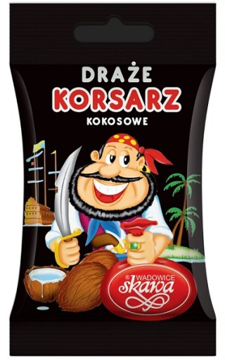 Kokosové dražé Skawa Korsarz