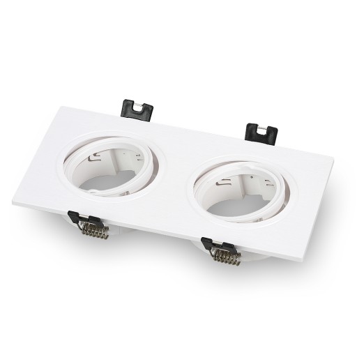 SET DOUBLE MOVABLE WHITE svietidlo + LED GU10 7W