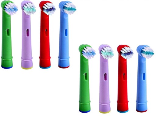 8x Detská hlava na zubnú kefku Oral-B