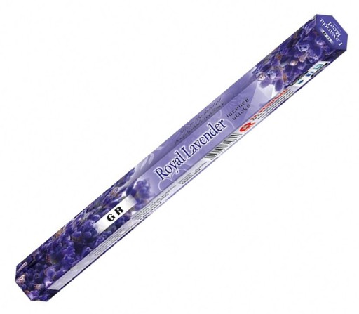 Vonné tyčinky ROYAL LAVENDER (šesťuholník 20 kusov)