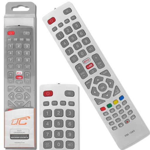 DIAĽKOVÉ OVLÁDANIE TV PRE UNIVERZÁLNY TV SHARP NETFLIX