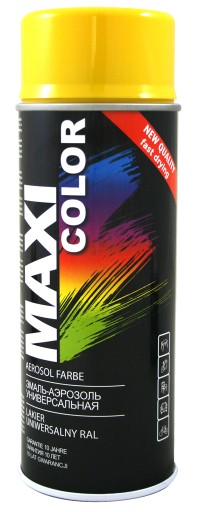 MAXI SPREJ NITRO LAK FARBA RAL 1021 žltá
