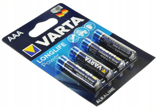 Varta AAA alkalická batéria (R3) 4 KS 1,5V