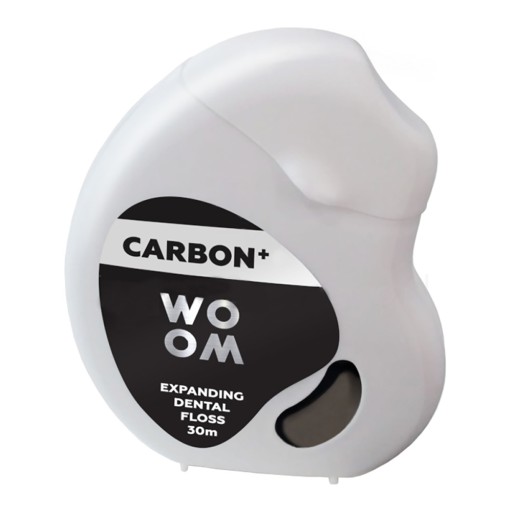 Carbon+ expandujúca zubná niť s aktívnym uhlím 30m