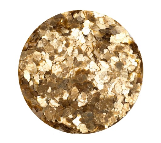 Prírodné vločky GOLD MICA na zdobenie sviečok